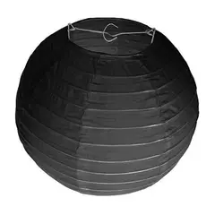 GENERICO - DECO LAMPARA PAPEL NEGRO 25CM X1 UNI