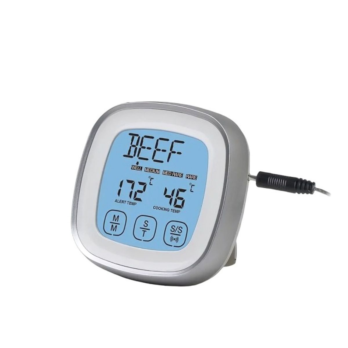 OEM - Termómetro Temporizador Digital Para Carnes Asado Parrilla