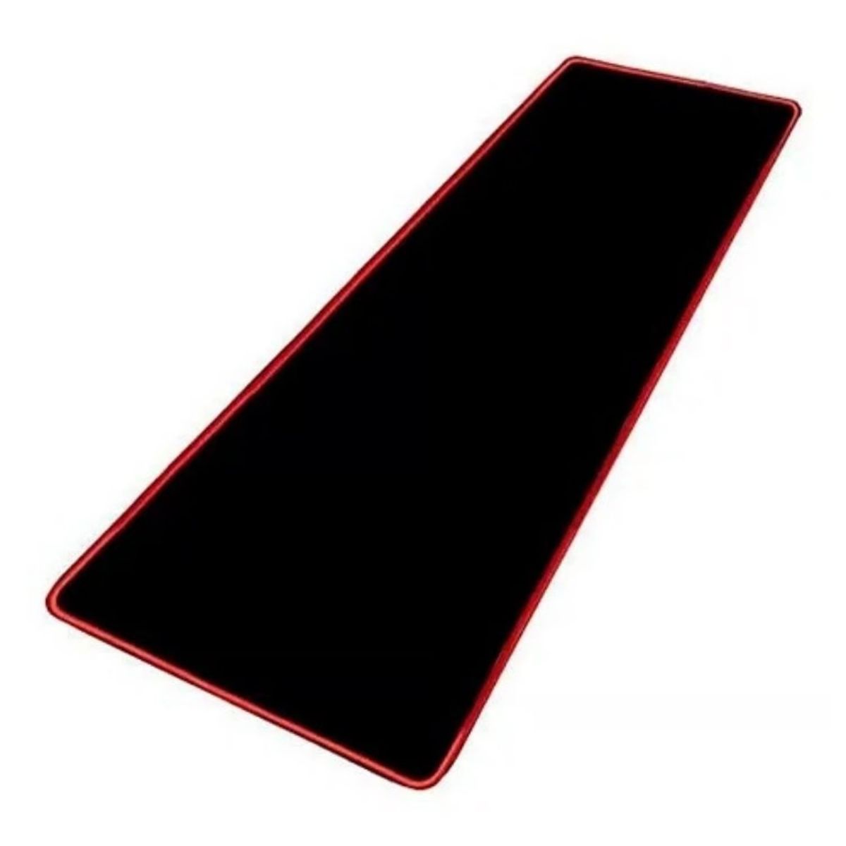 ANGELES DEL HOGAR - Mouse Pad Gamer Antideslizante Negro Borde Cosido 70x30cm