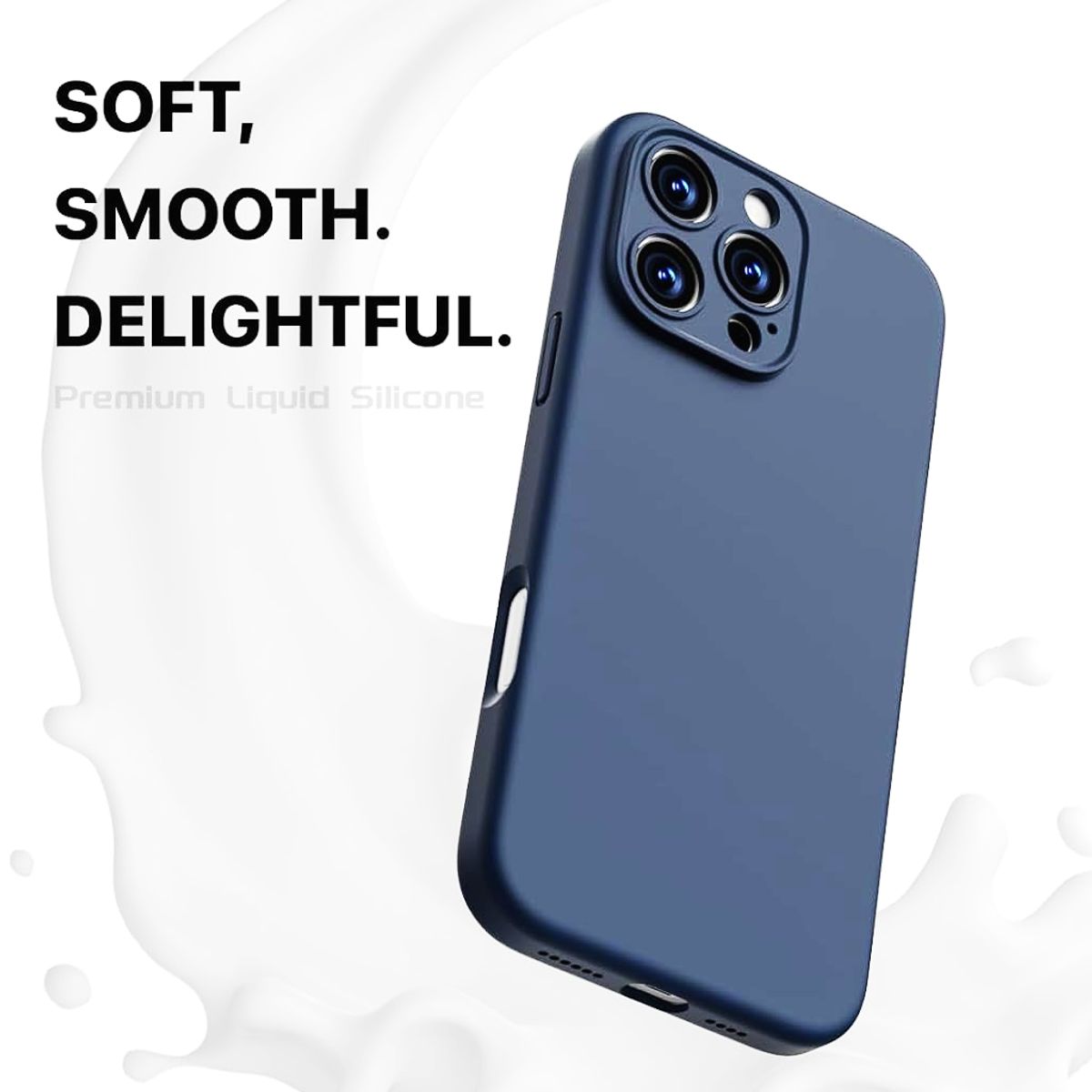 GENERICO - Carcasa para iPhone 16 Pro Max Silicona Antigolpes Protector de Camara