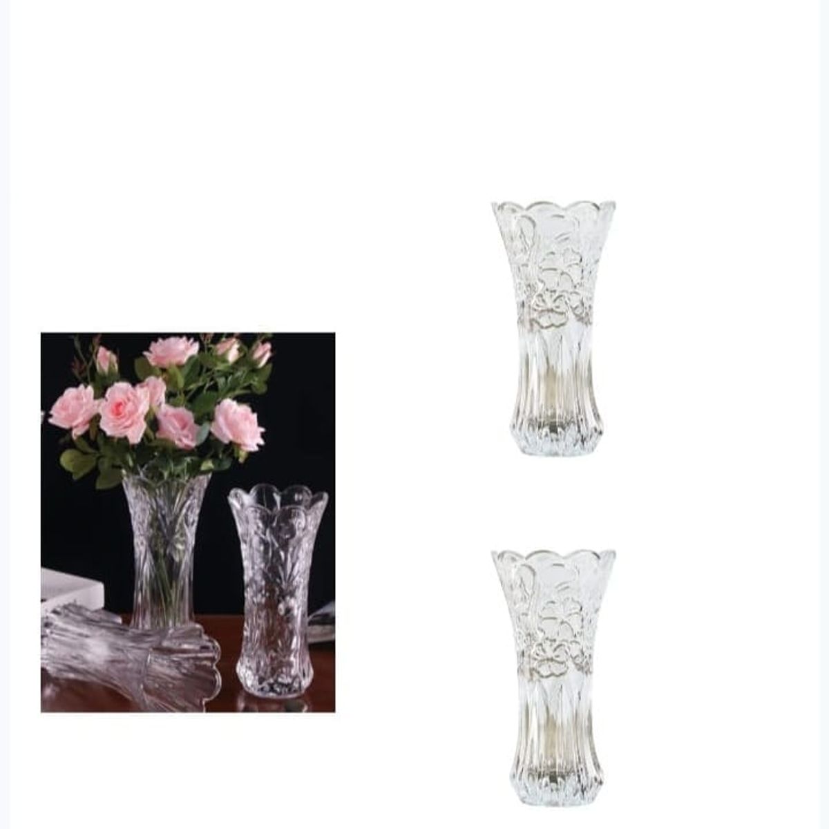 GENERICO - Florero De Vidrio Decoracion