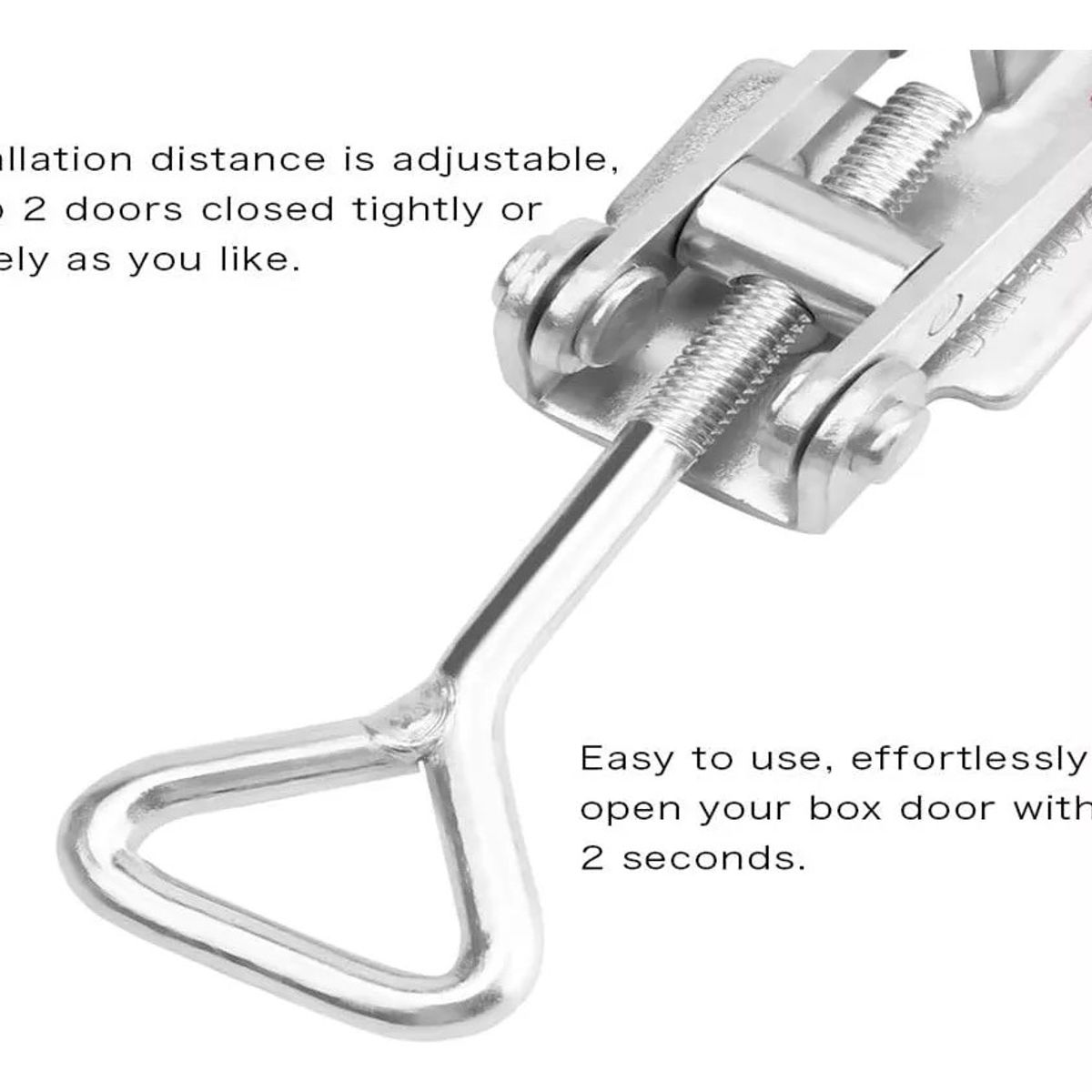 KUANGYE - X2 Gancho Cangrejo Abrazadera De Palanca Metal Grande 180mm