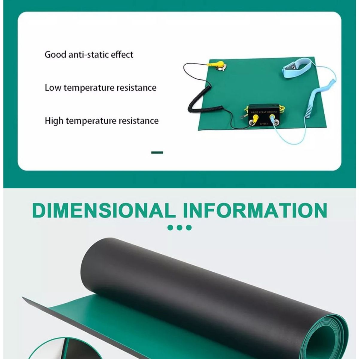 KUANGYE - Alfombrilla Antiestática Para Reparación Manta Antiestática