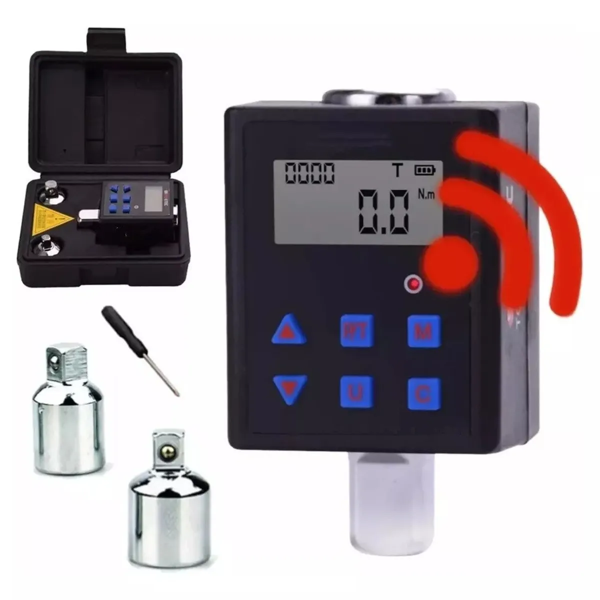 KUANGYE - Llave Dinamométrica Digital Torquemetro 14 38 12 34-340nm