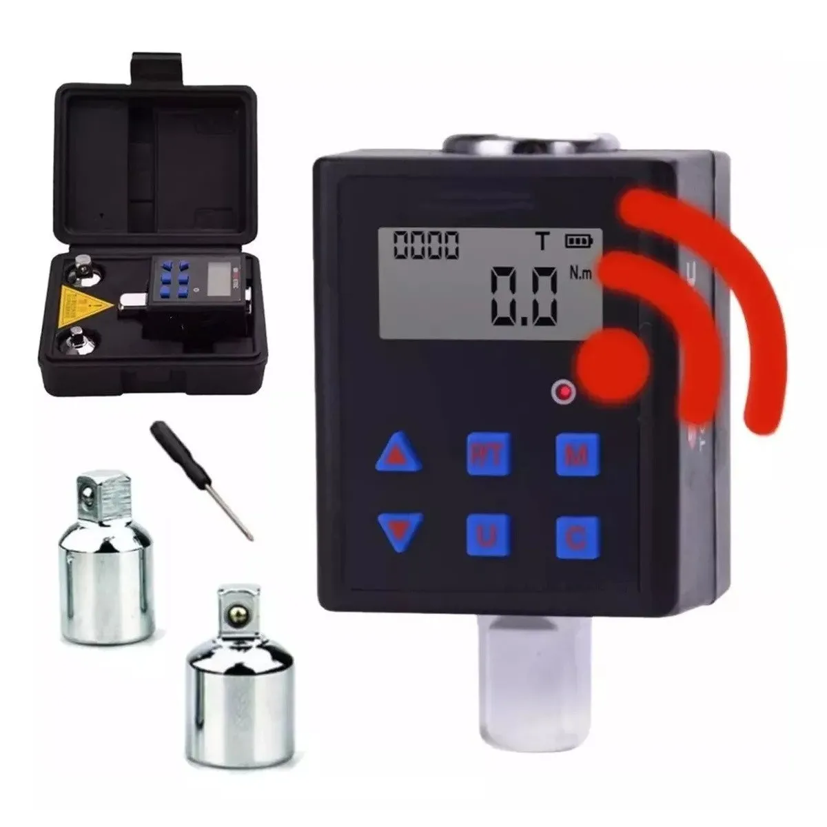 KUANGYE - Llave Dinamométrica Digital Torquemetro 14 38 12 34-340nm