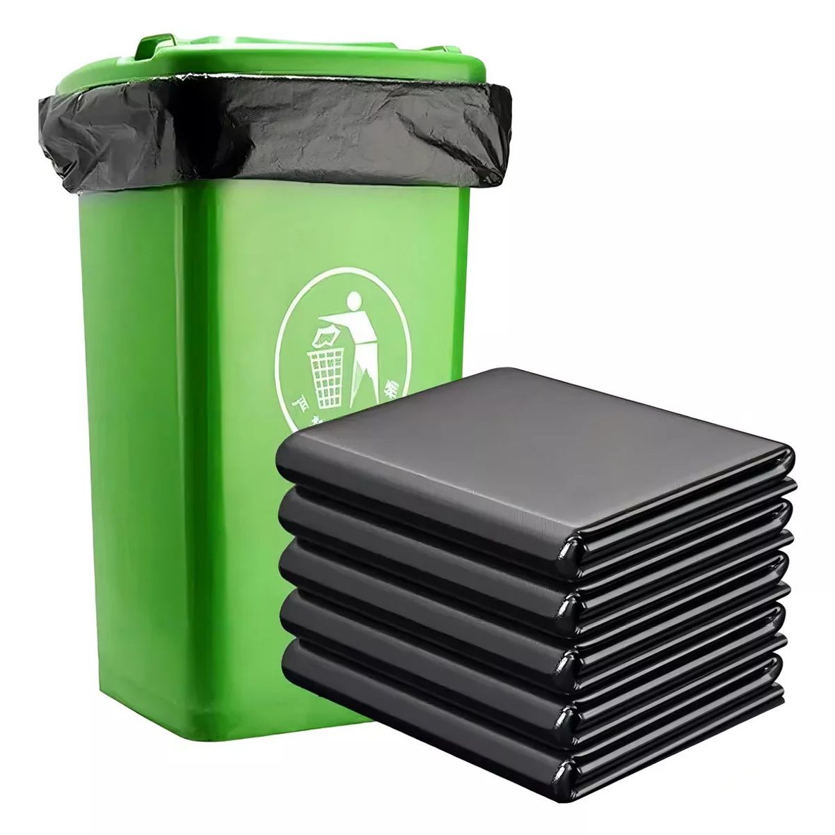 KUANGYE - Pack 20 Bolsas Grandes De Basura 120x140