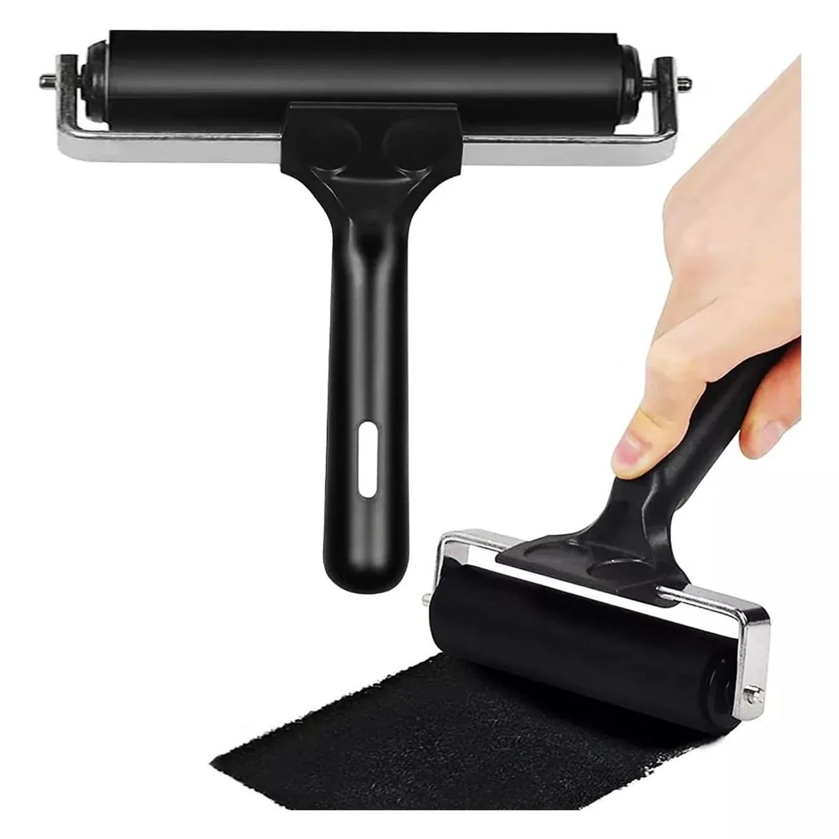 KUANGYE - Rodillo Para Grabado De Goma Dura Timbres Speedball 15 Cms