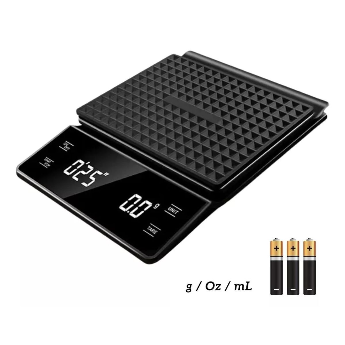 KUANGYE - Balanza Para Casa Gramera Precisa Y Cronómetro Para Cocinar
