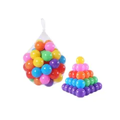 GENERICO - Pack 100 Pelotas Plásticas Para Piscina Colores