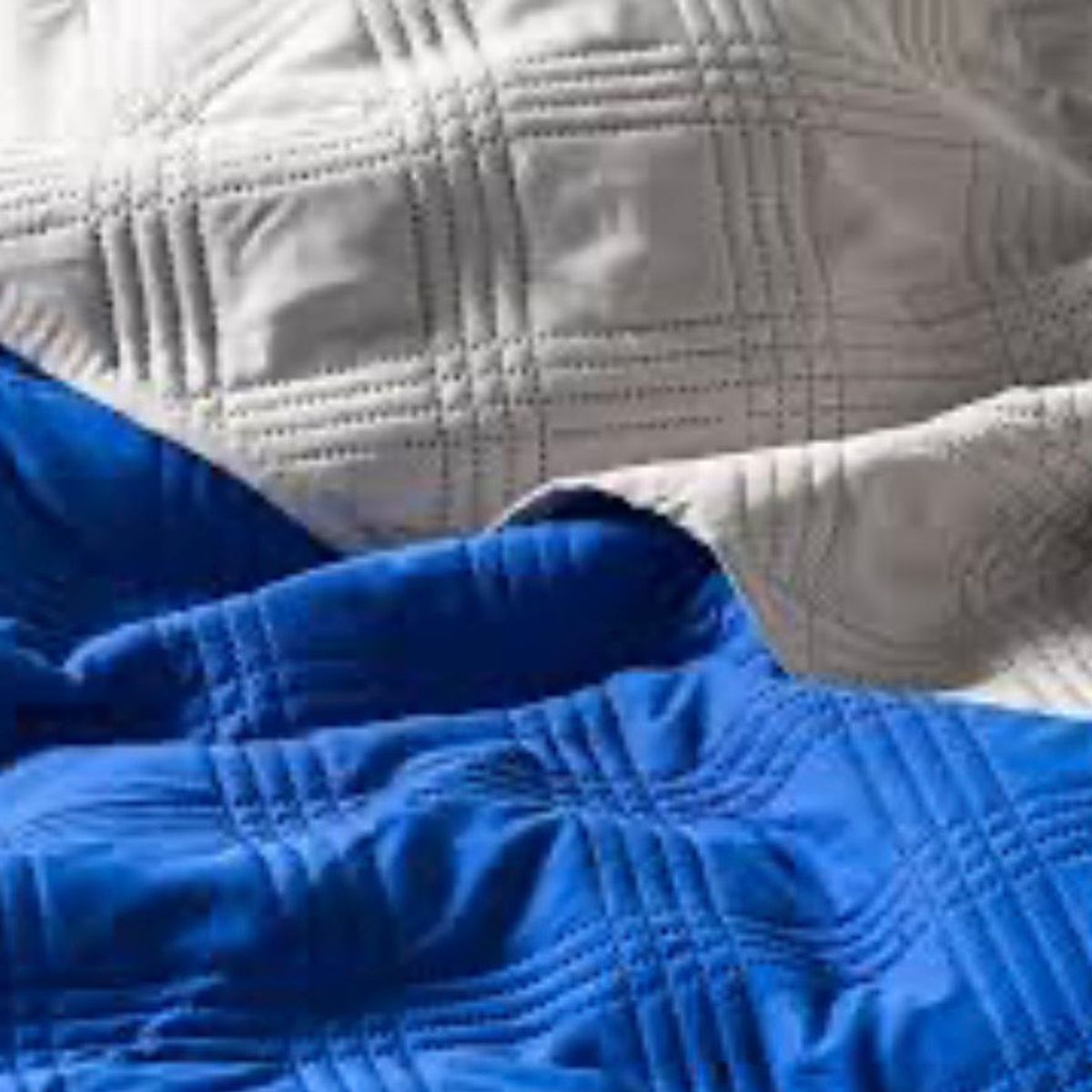 CANNON - Quilt de Verano AF Cannon King Bicolor Cobalto Arena