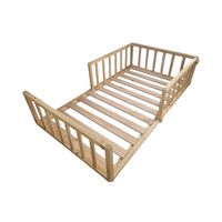 Cama estilo montessori media baranda Plaza