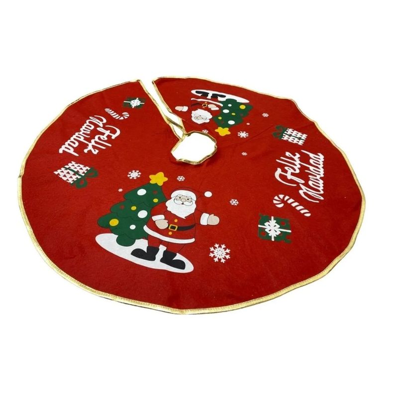 GENERICO - Pie De Arbol Navidad Faldon Arbol Navidad Diseños Red