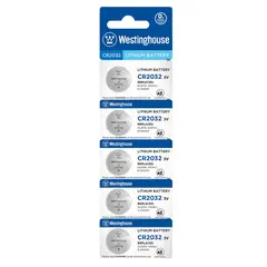 WESTINGHOUSE - Tira 5 pilas CR2032