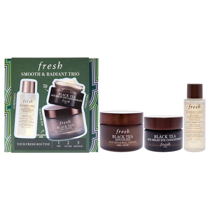 FRESH - Set Hidratante Suave y Radiante 3 Piezas - Fresh
