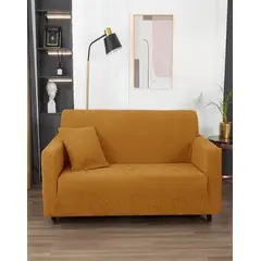 GENERICO - Funda Sofá 3 Cuerpos Texturizada Ajustable 6n13