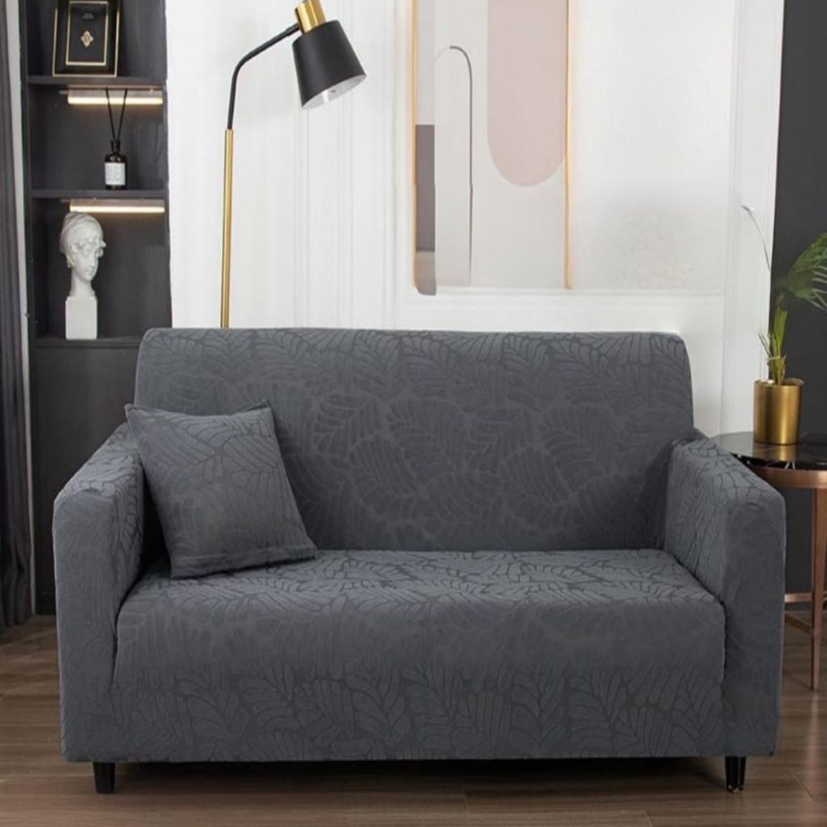 GENERICO - Funda Sofá 3 Cuerpos Texturizada Ajustable 6n11