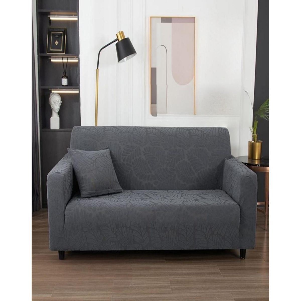 GENERICO - Funda Sofá 3 Cuerpos Texturizada Ajustable 6n11