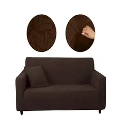 GENERICO - Funda Sofá 3 Cuerpos Texturizada Ajustable 6n9