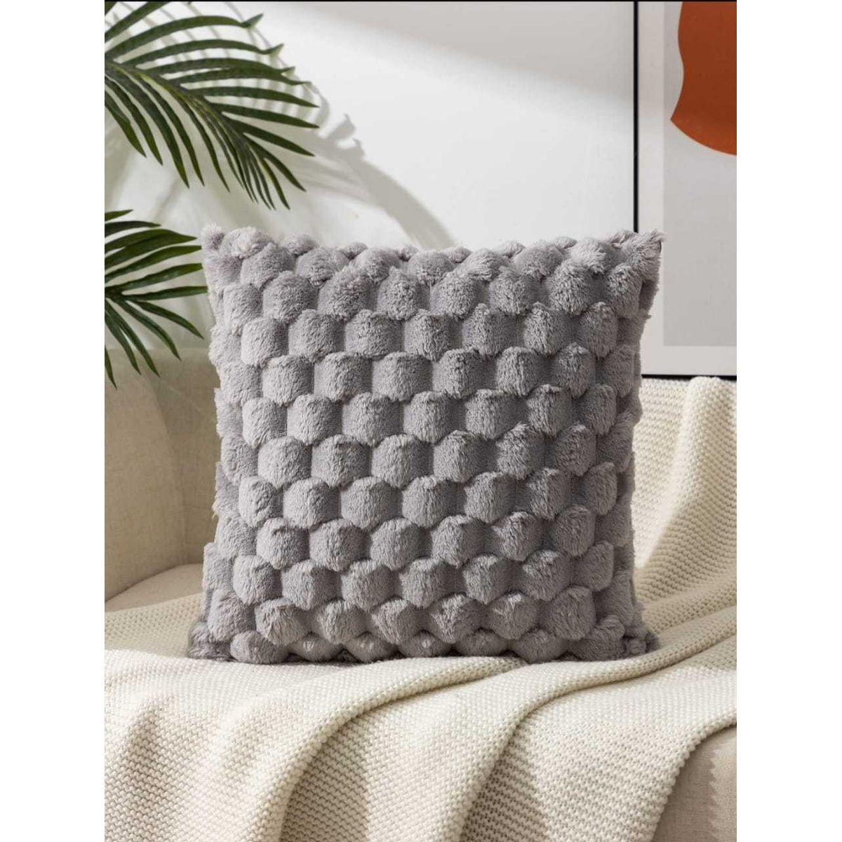 GENERICO - PACK DE 2 FUNDAS PLUHS 45x45cm