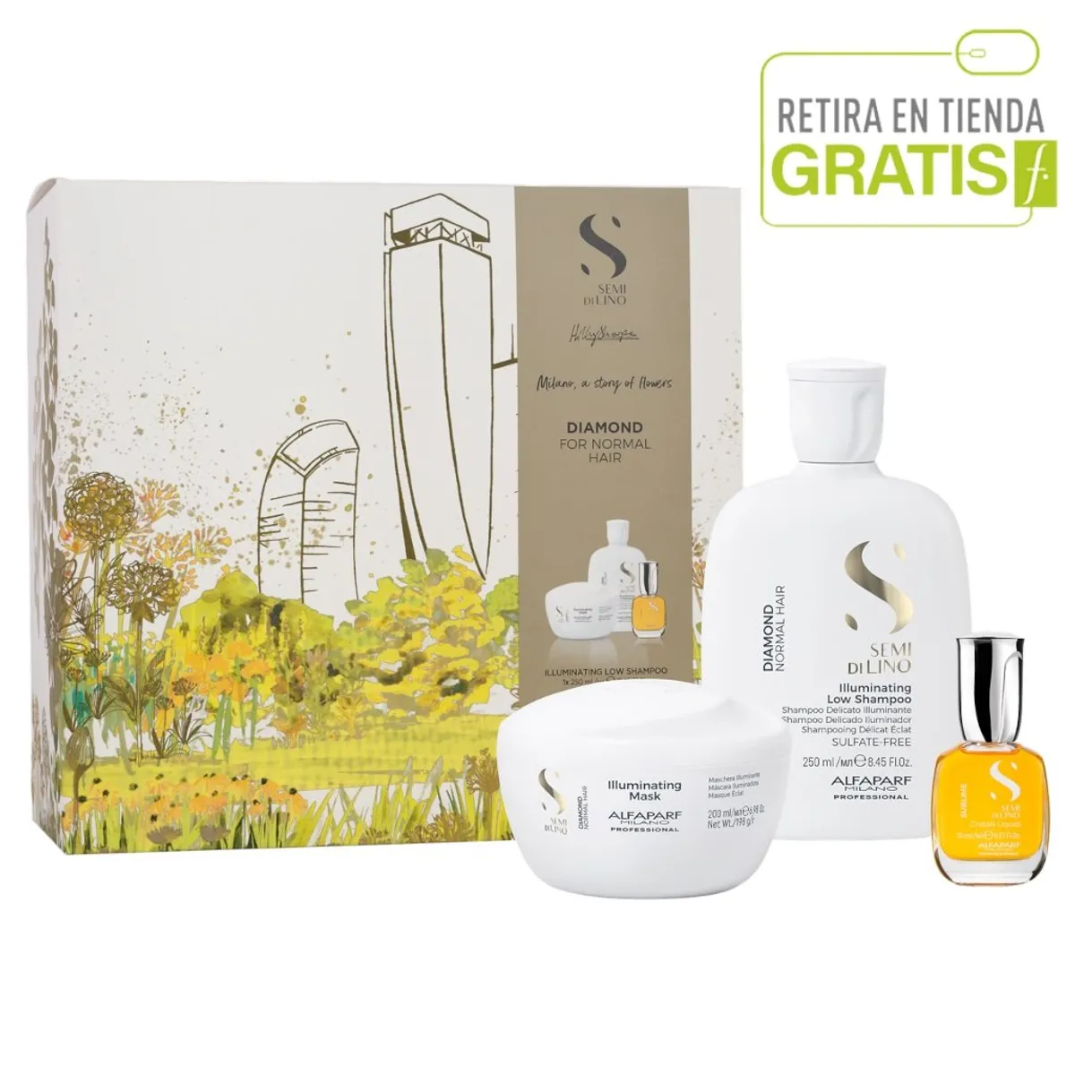 ALFAPARF MILANO - ALFAPARF Kit Holiday Semi di lino Diamond