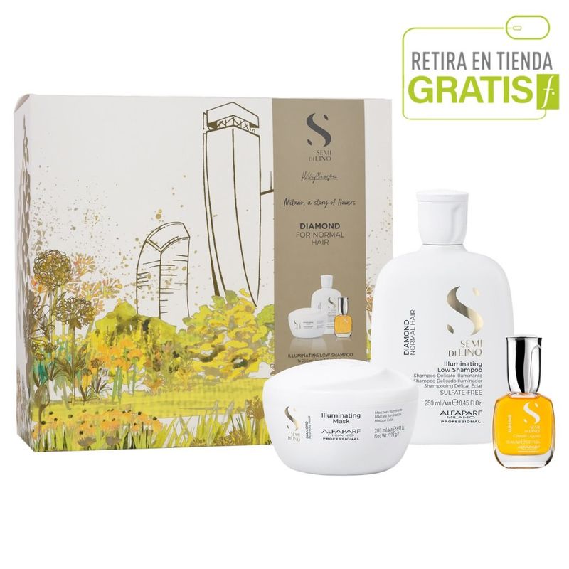 ALFAPARF MILANO - ALFAPARF Kit Holiday Semi di lino Diamond