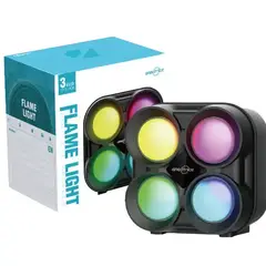 GENERICO - Parlante Bluetooth Portátil Inalámbrico Con Luces Led