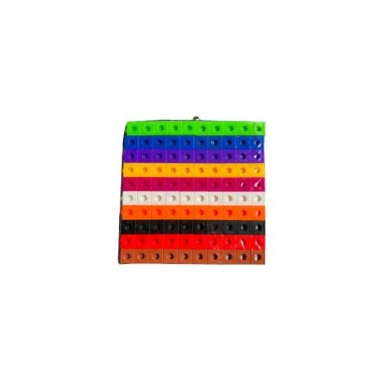 GENERICO - Cubos Unifix Multiencaje 100 Cubos