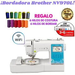 BROTHER - MÁQUINA DE COSER Y BORDAR NV970L CONEXIÓN WIFI