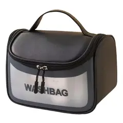 GENERICO - Cosmetiquero Bolso Portatil Para Viaje Bolso Organizador Negro