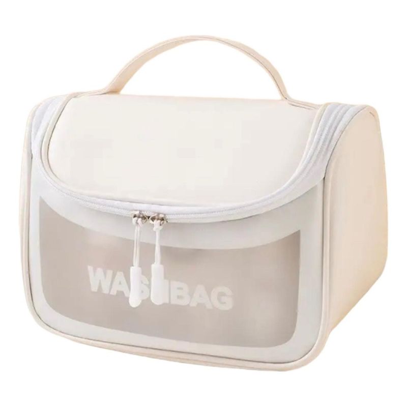 GENERICO - Cosmetiquero Bolso Portatil Para Viaje Bolso Organizador Blanco