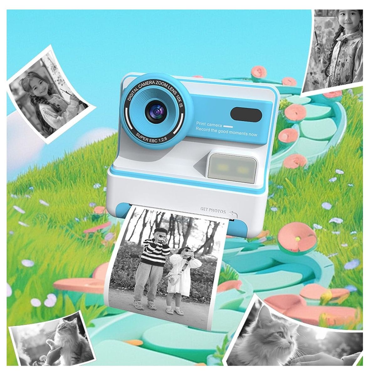 GENERICO - Cámara De Fotos Para Niños con Impresión Instantánea