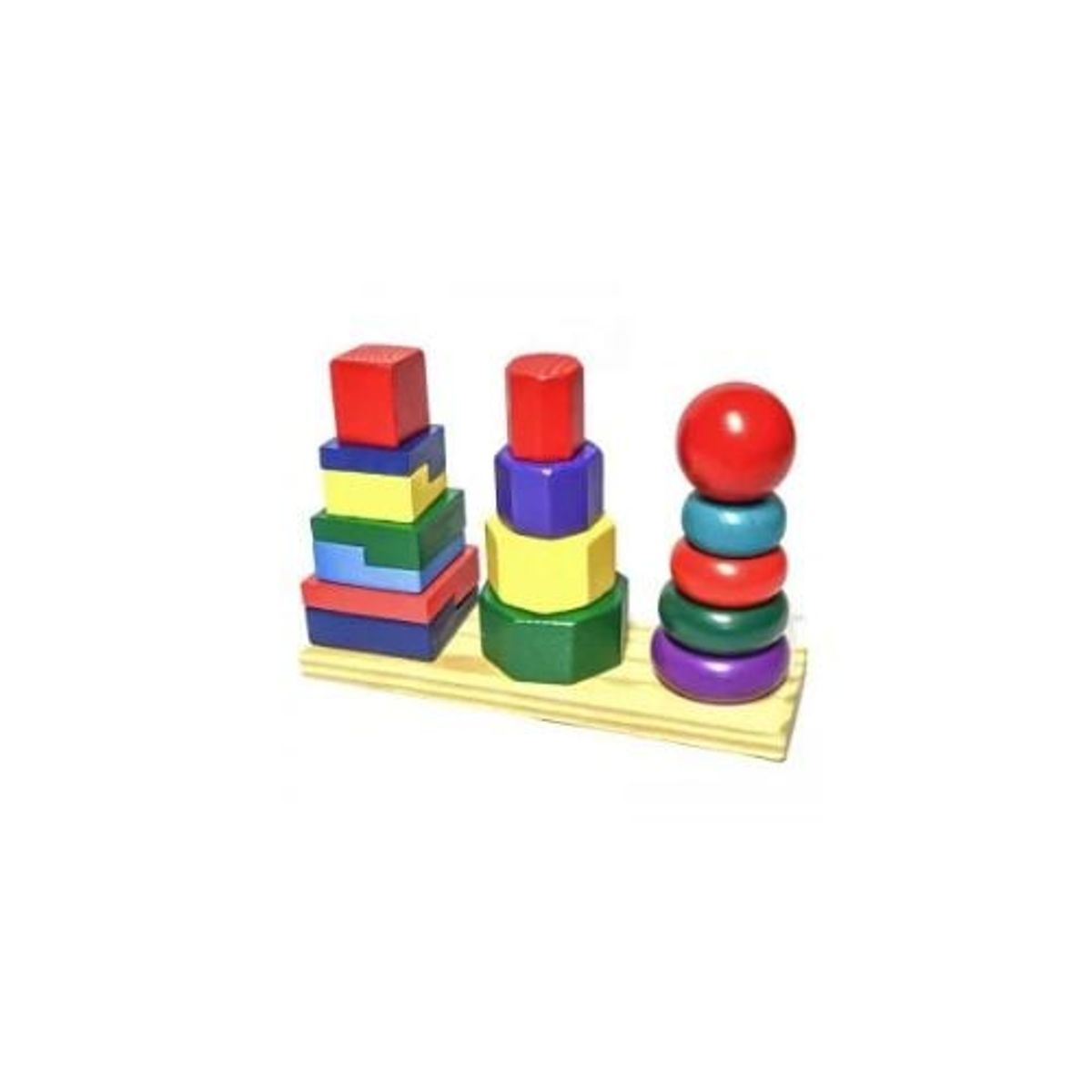 GENERICO - Torre Triple Juguete Madera