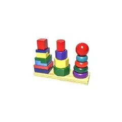 GENERICO - Torre Triple Juguete Madera