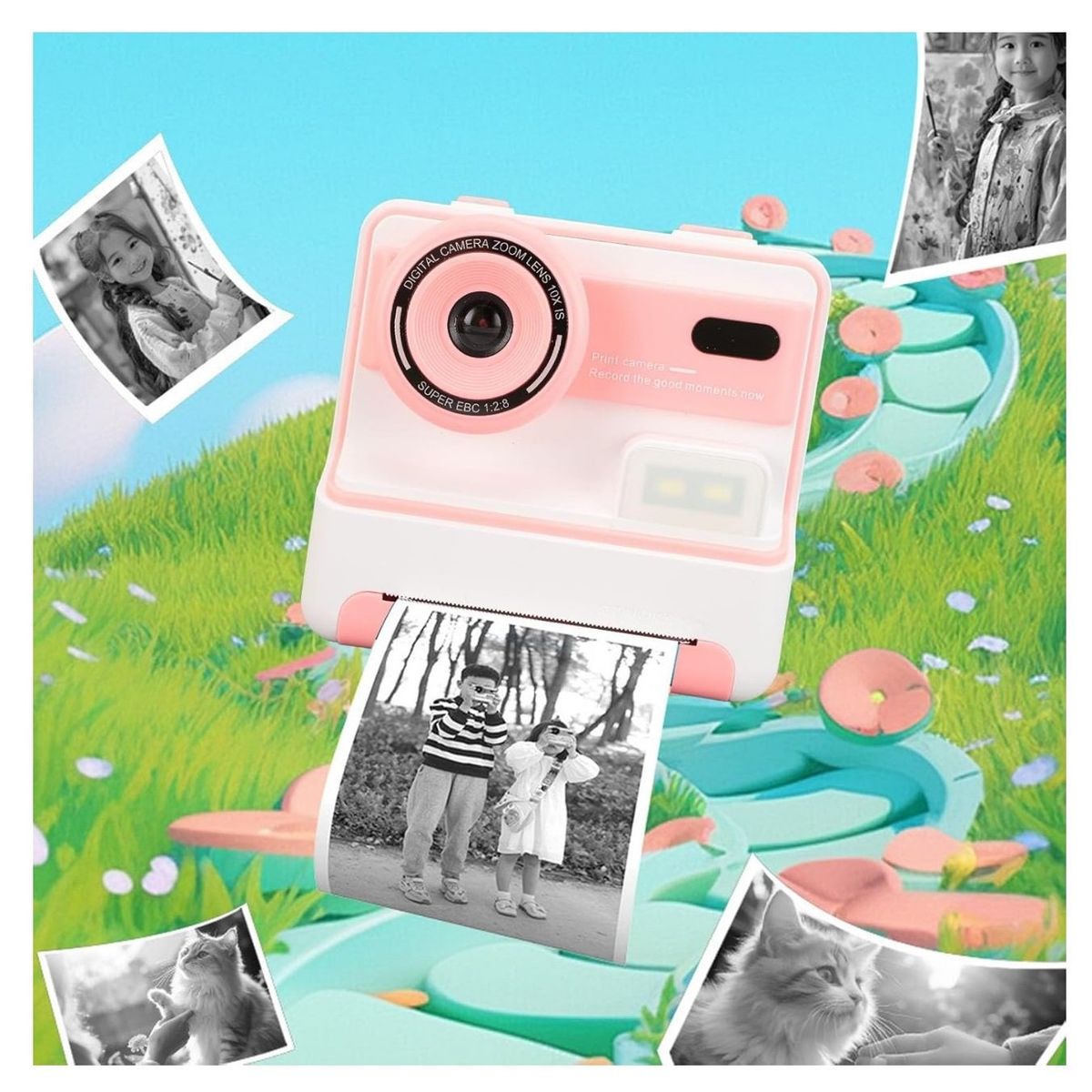 GENERICO - Cámara De Fotos Para Niños con Impresión Instantánea