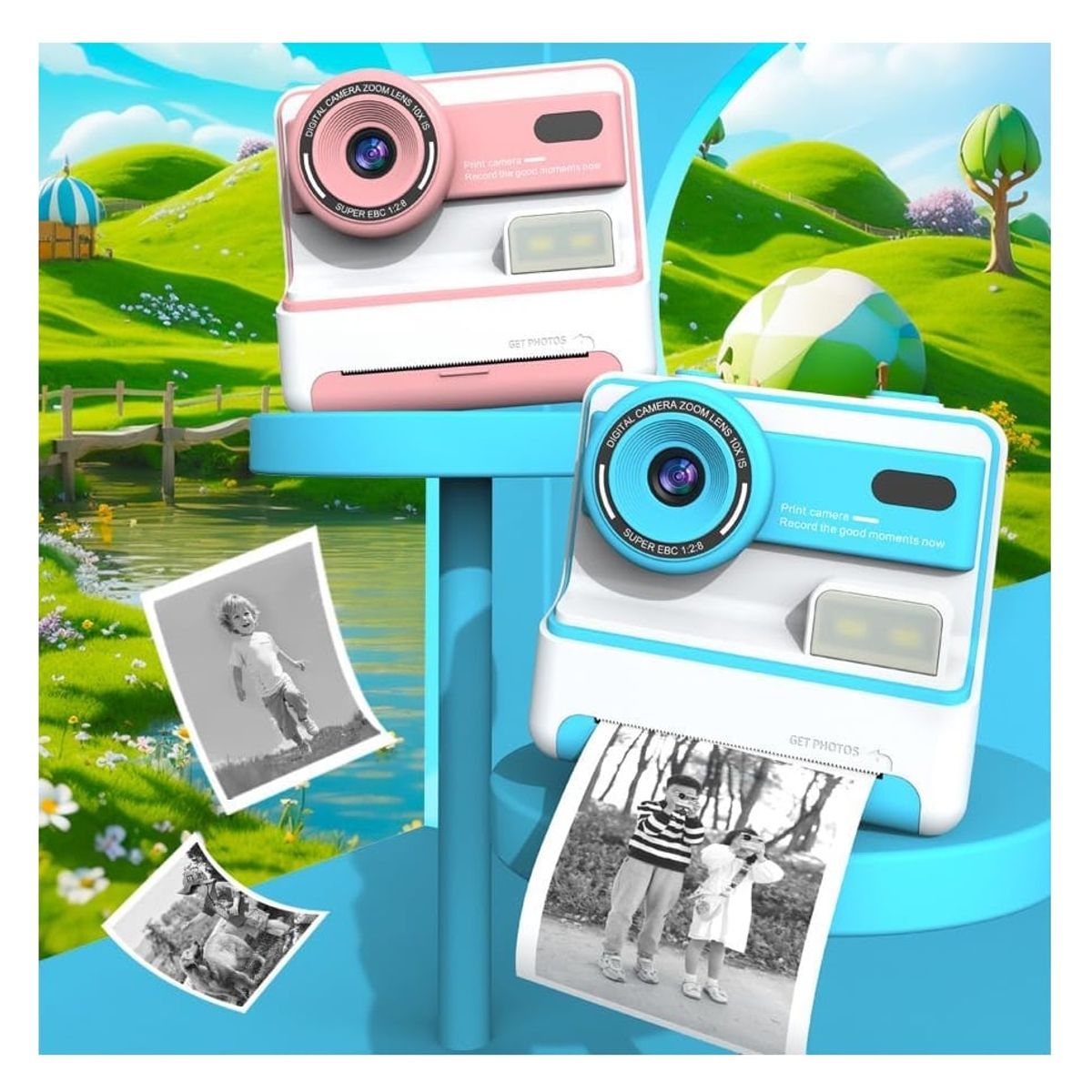 GENERICO - Cámara De Fotos Para Niños con Impresión Instantánea