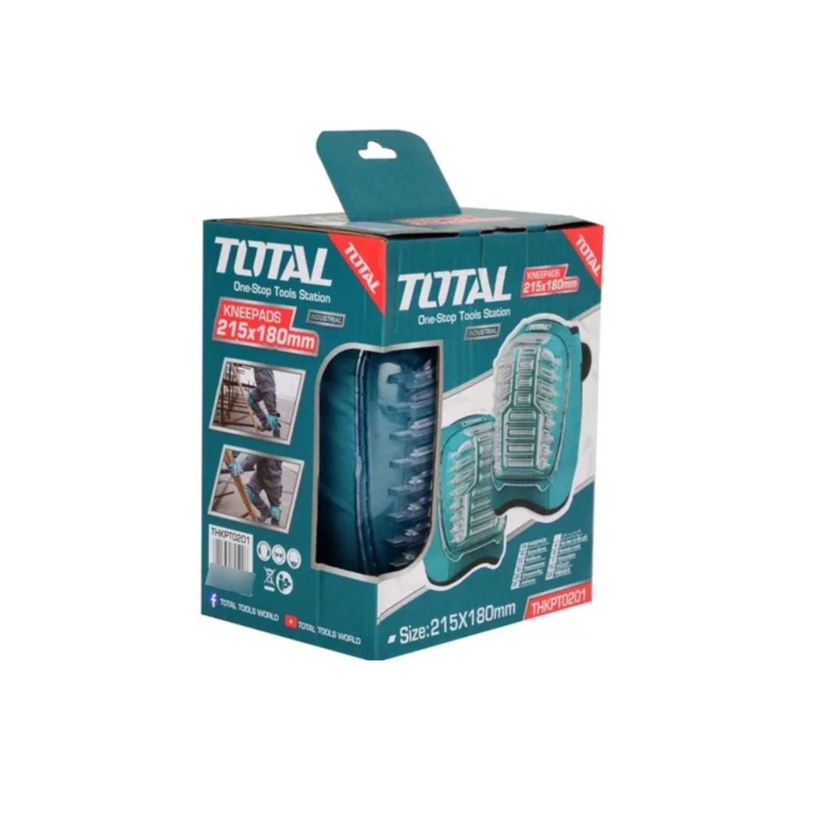 TOTAL - Rodillera Industrial De Trabajo total  215 X 180mm