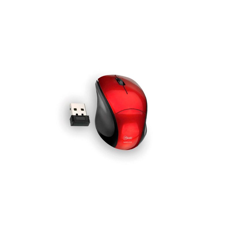 MLAB - Mouse Inalámbrico Mw 8100 Advanced Usb Mlab Rojo MLAB