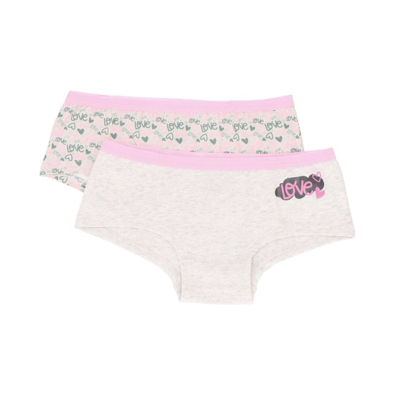MOTA - Pantaleta Juvenil Algodón Pack 2 Mota