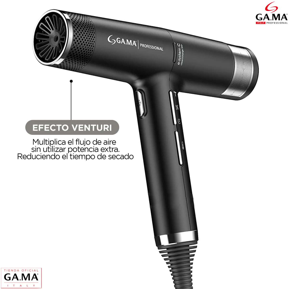 GAMA - Secador de Pelo iQ3 Perfetto Gama Profesional Tercera Generación