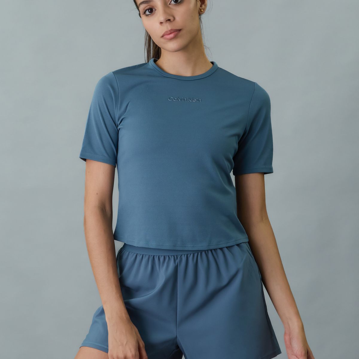 CALVIN KLEIN - Short Woven Sport Azul Calvin Klein