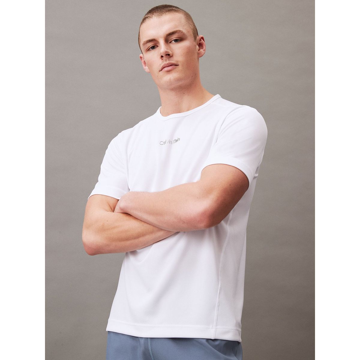 CALVIN KLEIN - Polera Modern Sport Blanco Calvin Klein