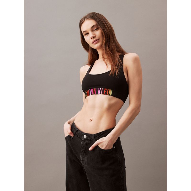 CALVIN KLEIN - Bralette Intense Power Pride Cotton Negro Calvin Klein