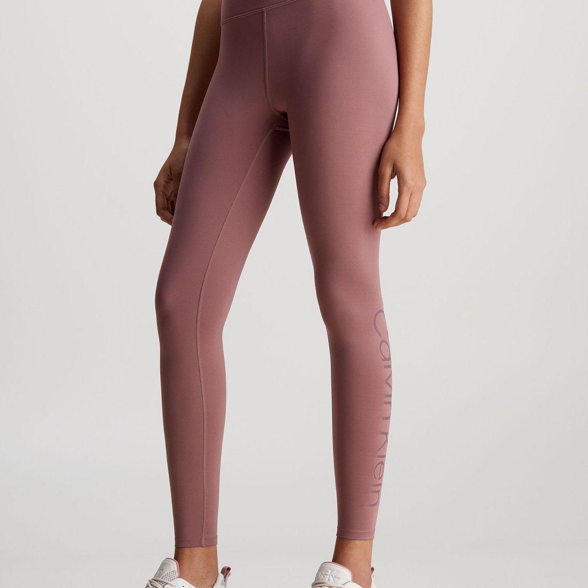 CALVIN KLEIN - Calzas Vertical Logo Rosa Calvin Klein