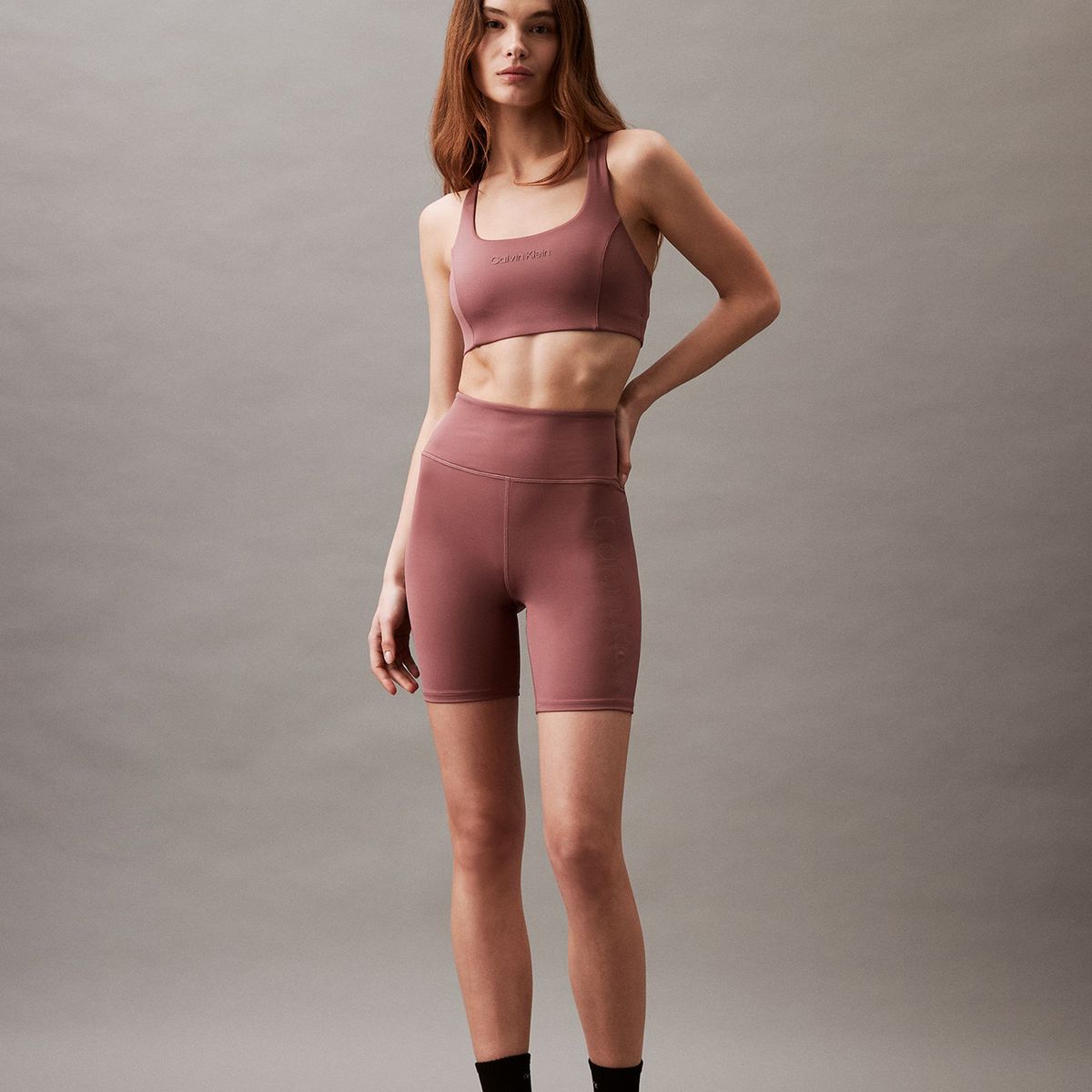 CALVIN KLEIN - Short Biker CK Sport Rosa Calvin Klein