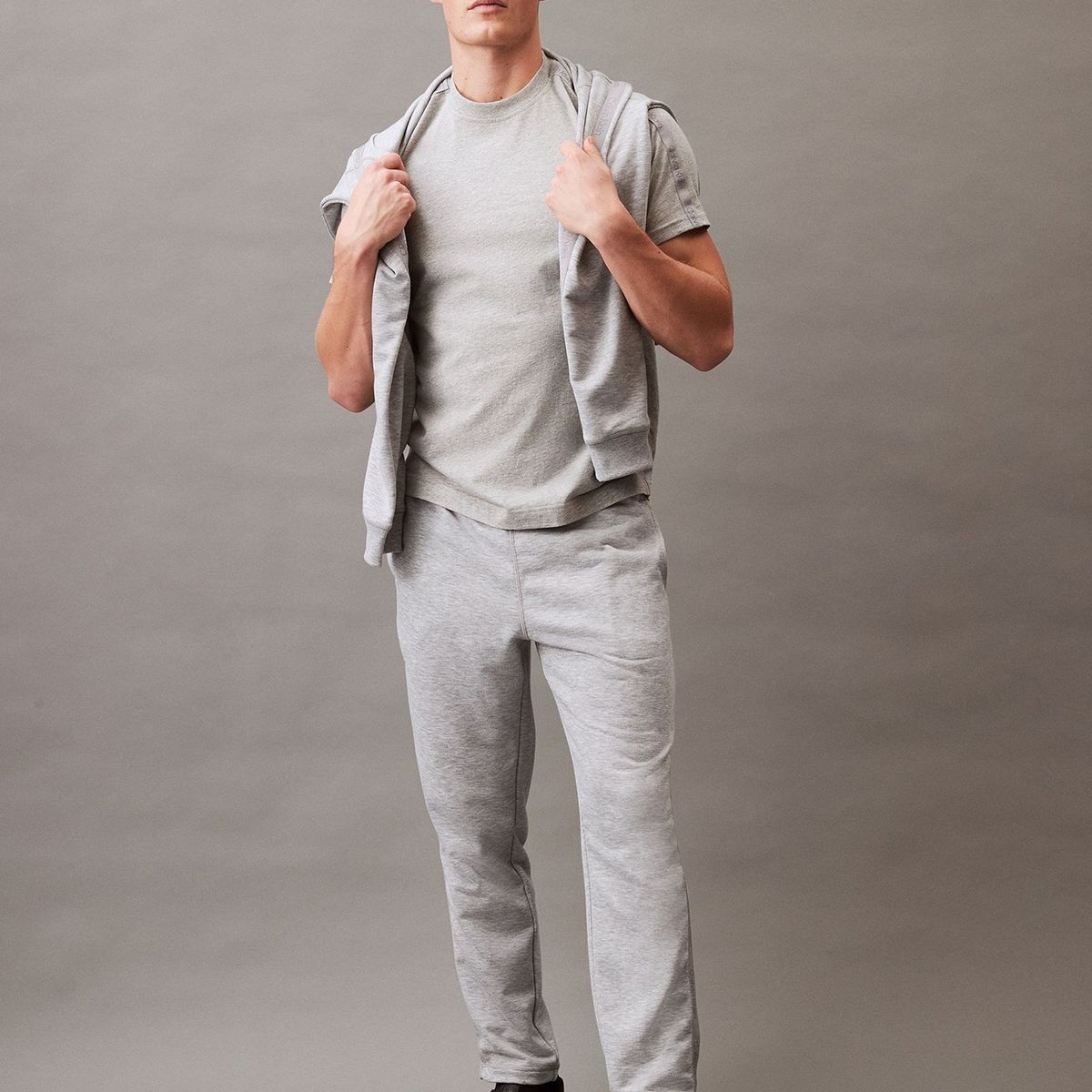 CALVIN KLEIN - Jogger French Terry Gris 030 Calvin Klein