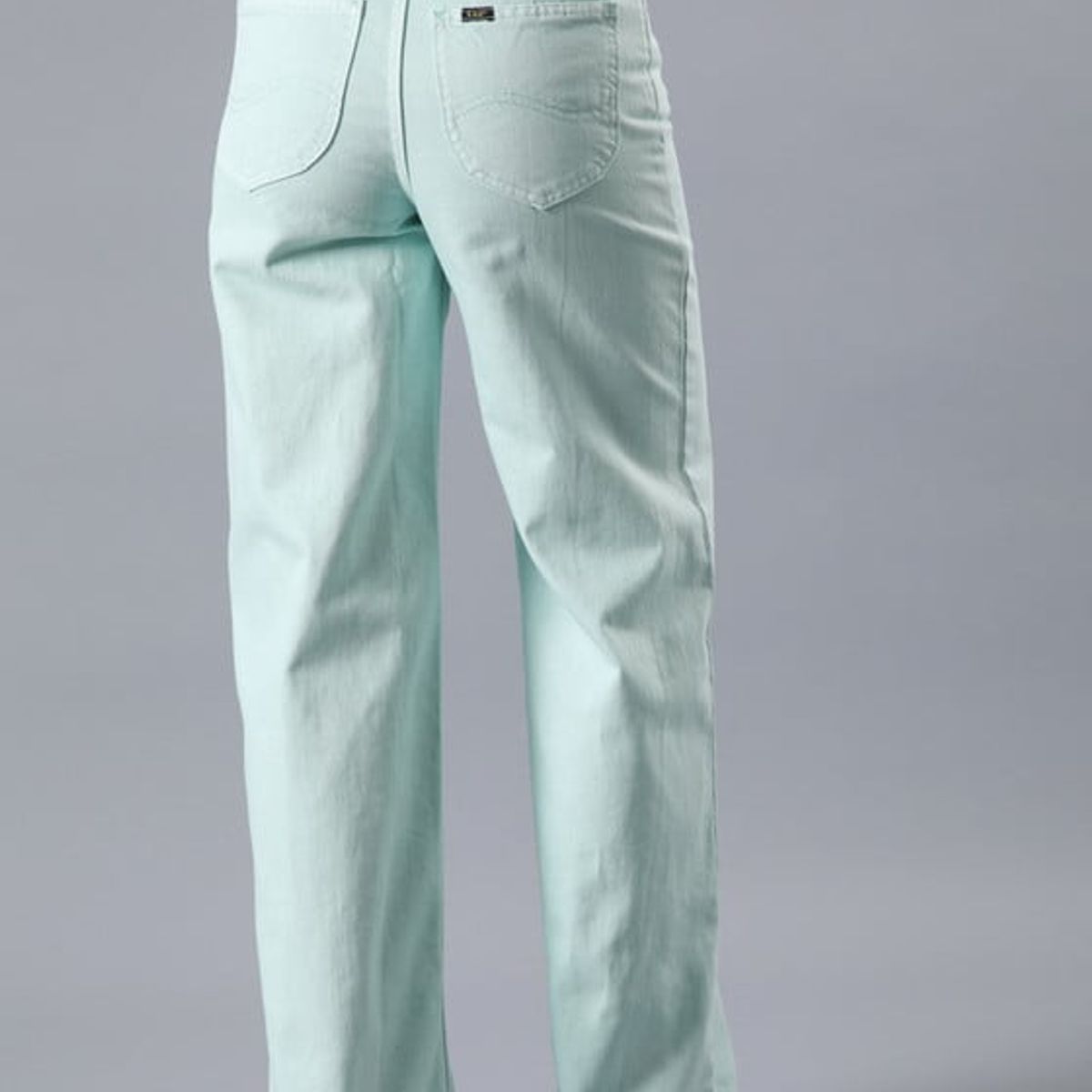 LEE - Jeans Stella A Line Relaxed Fit Tiro Alto Verde