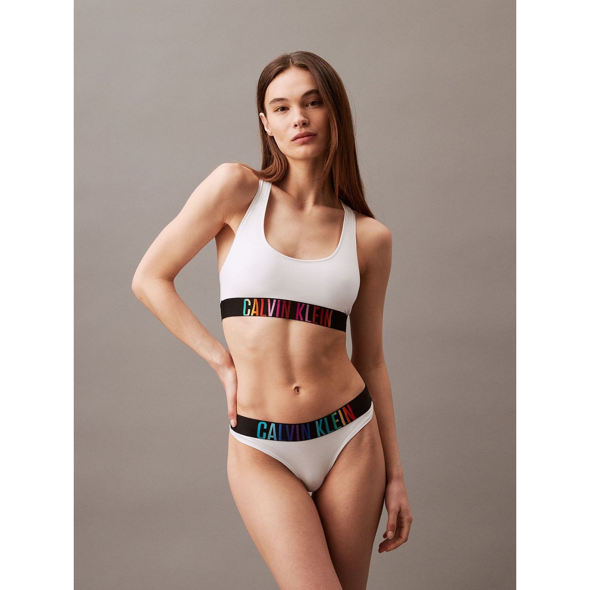 CALVIN KLEIN - Bralette Intense Power Pride Cotton Blanco Calvin Klein