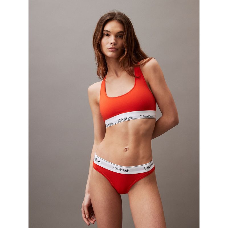 CALVIN KLEIN - Bralette Modern Cotton Naranja Calvin Klein