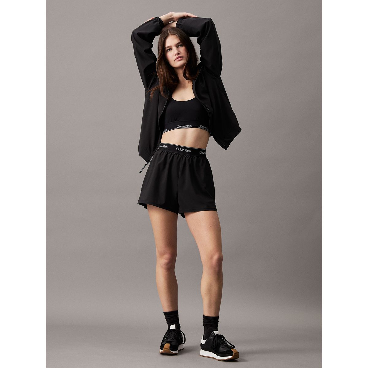 CALVIN KLEIN - Short Woven Sport Negro Calvin Klein