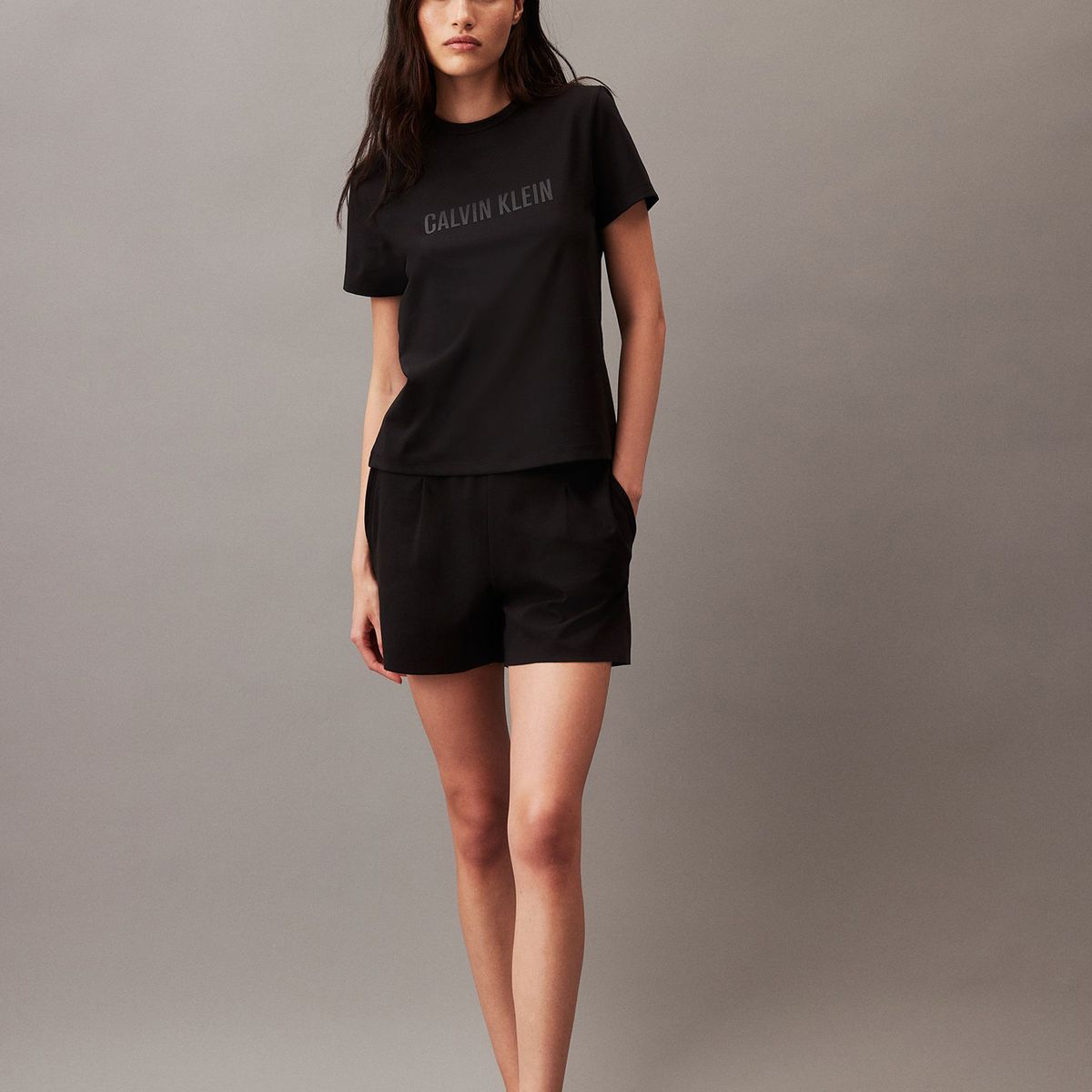 CALVIN KLEIN - Set de Pijama Intense Power Negro Calvin Klein